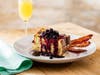 Upright French toast & applewood smoked bacon are among dining options for Mother's Day brunch at Seasons 52 in Costa Mesa, Sacramento & San Diego. To-go meals offered, too.