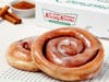 Krispy Kreme's Original Glazed Cinnamon Roll is back - but only on Sundays - perfect timing for brunch on Mother's Day, Sunday, May 8.