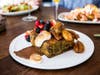 Four-course, Mother's Day brunch spread at Whiskey Red’s in Marina Del Rey features such dishes as lobster Benedict, chicken & waffles and buttercream & caramel rum sauce carrot cake. ​