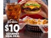 Participating Red Robin locales area-wide launch a $10 Gourmet Meal Deal in July.