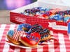 Krispy Kreme's "I Heart America" donut collection hits shops, with BOGO & freebie deal for Fourth of July.