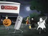 "Boorito" season returns! Costume-wearing rewards members get free $6 entree from 3 p.m. to close at Chipotle Mexican Grill eateries regionwide.