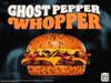 Talk about spooky ... The new Ghost Pepper Whopper with orange bun is available for a limited time at Burger King.