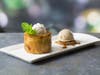 Eddie V's Pumpkin Pie Tartlet will cap off the deluxe Thanksgiving feast planned at locations, including Newport Beach. 