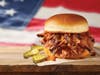 Dickey’s Barbecue Pit locales in California are giving a free Pulled Pork Sandwich all day to military vets & active duty when using specific order code.