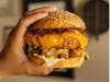 The "Thanksgiving Leftover Sandwich" with stuffing & cranberry chutney is offered for limited time at Sweet Chick on Fairfax Avenue in Los Angeles.