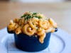 Yardbird's signature mac & cheese is included in its take-home holiday feasts (prime rib or chicken) offered by pre-order for New Year's Eve.  