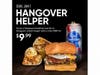 Dog Haus is serving up a New Year's Day "Hangover Helper" offer with burger or breakfast burrito, plus a can of beer for $9.99, at participating Southland locations on Sunday, Jan. 1.