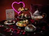 Lilly Rose, inside The Wayfarer DTLA, sets the mood for Valentine’s Day with a Lovers’ Lane High Tea & Highball experience.