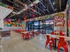 Interior of Dave’s Hot Chicken restaurant in Temecula, CA.