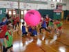 In Sayville School District, Cherry Avenue elementary students play Kin-ball