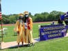 Sayville Salutatorian Lauren Flaumenhaft and Class President Mary Vermilyea 