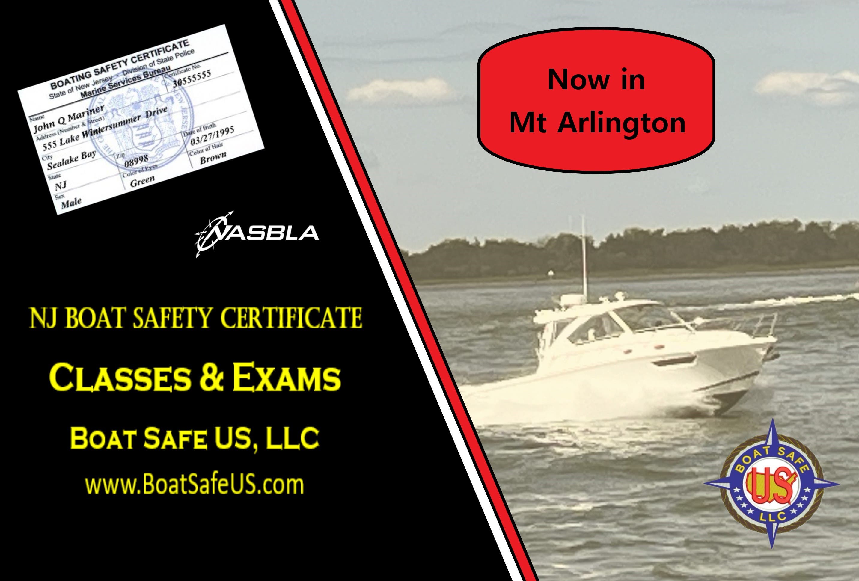 Mar 23 | Morris County Boat Safety Class and Exam - Required in NJ ...