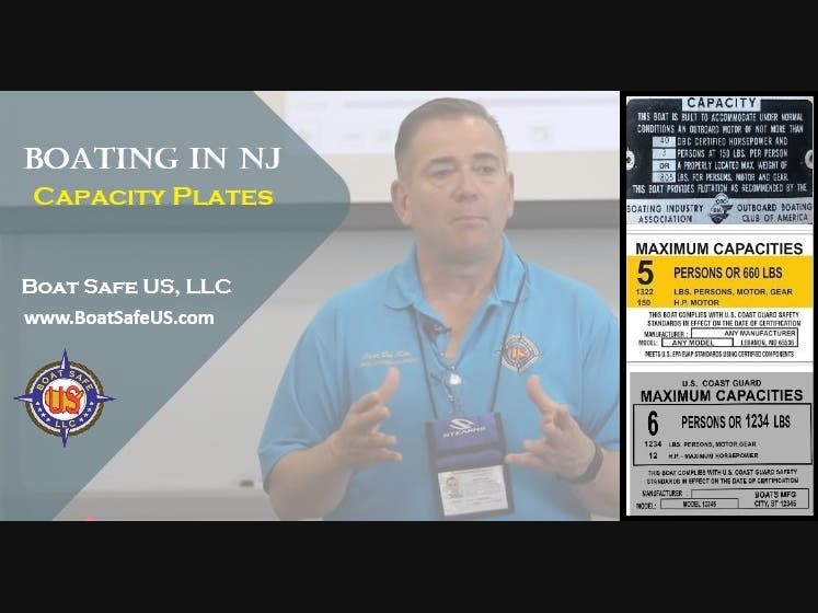 Boat Safe US, LLC | Capacity Plate | www.BoatSafeUS.com