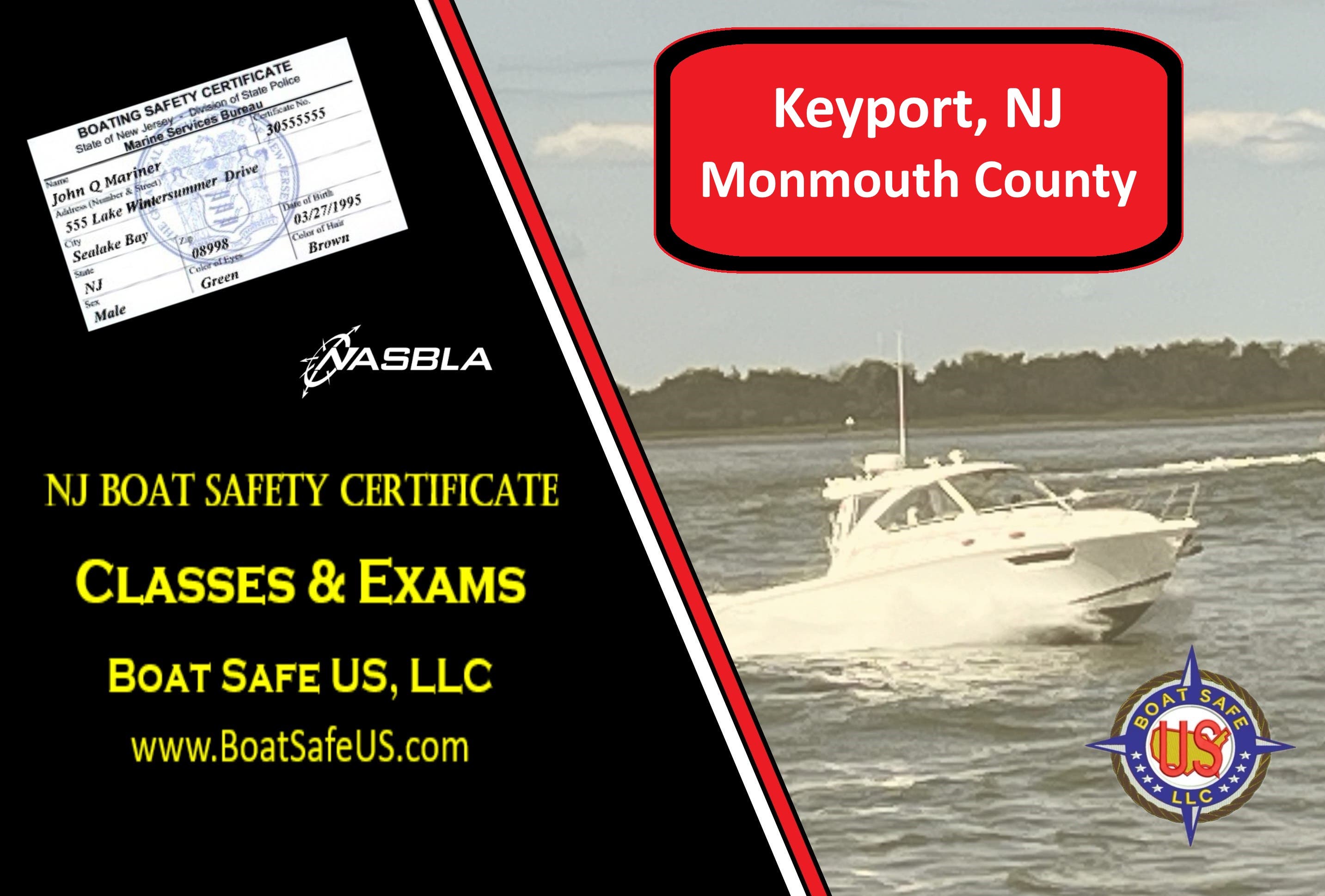  NJ Boat Safety Class in Keyport (One Day)