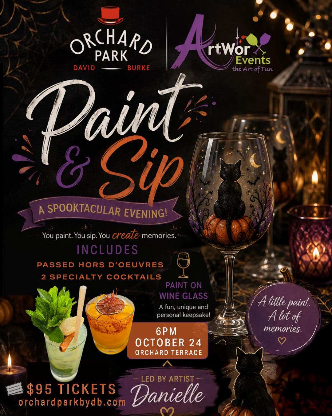 Spooktacular Paint & Sip with ArtWorx Events