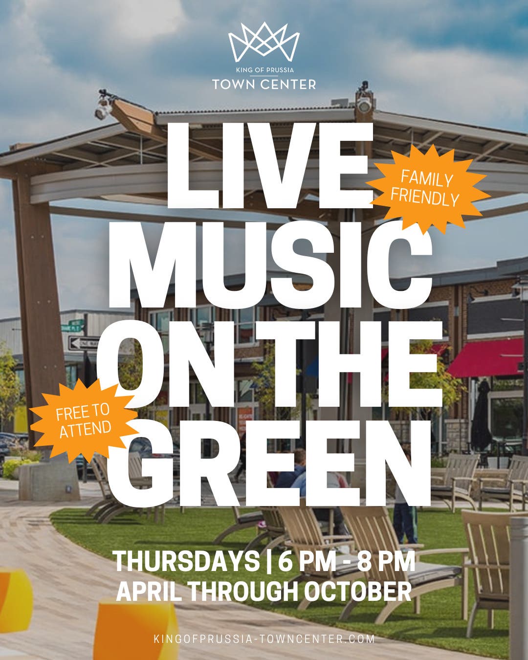 KOP Town Center Presents: Live Music on the Green