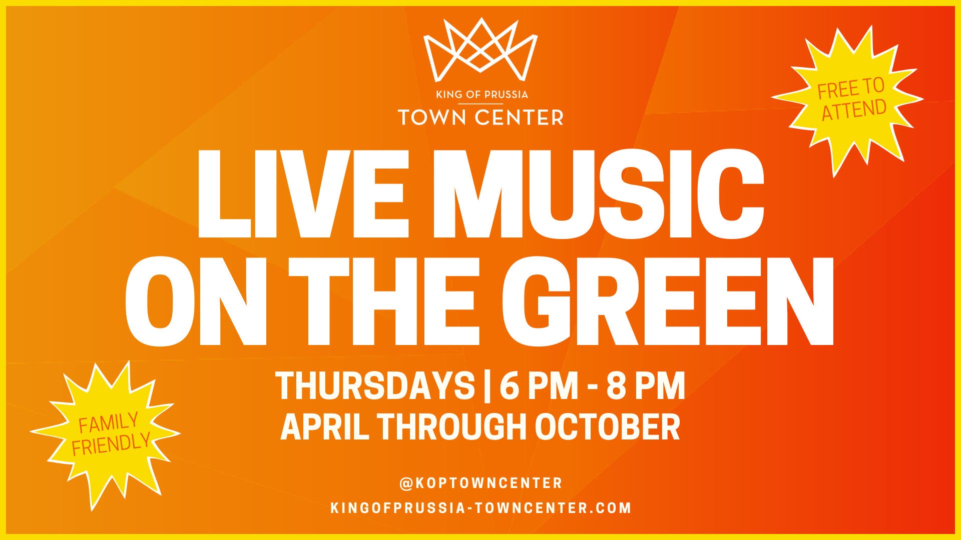 Live Music on the Green at King of Prussia Town Center