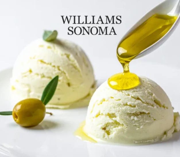 Ice Cream with Olive Oil & Sea Salt at Williams Sonoma at MarketFair