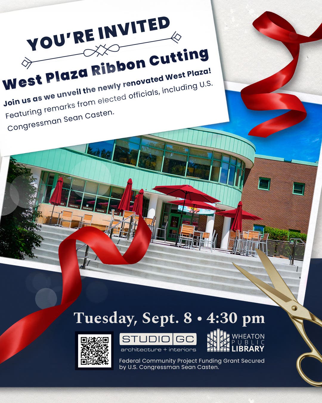 West Plaza Ribbon Cutting