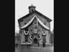 The Town House in 1919, decorated for Welcome Home Day post WWI
