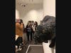 VLANJ participants view a black panther sculpture during a Montclair Art Museum tour on March 25. 