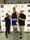 Parker after his KO win in the semi’s.