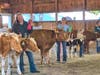 Molly and Rose show off their ribbons at the 2026 Hopkinton Fair