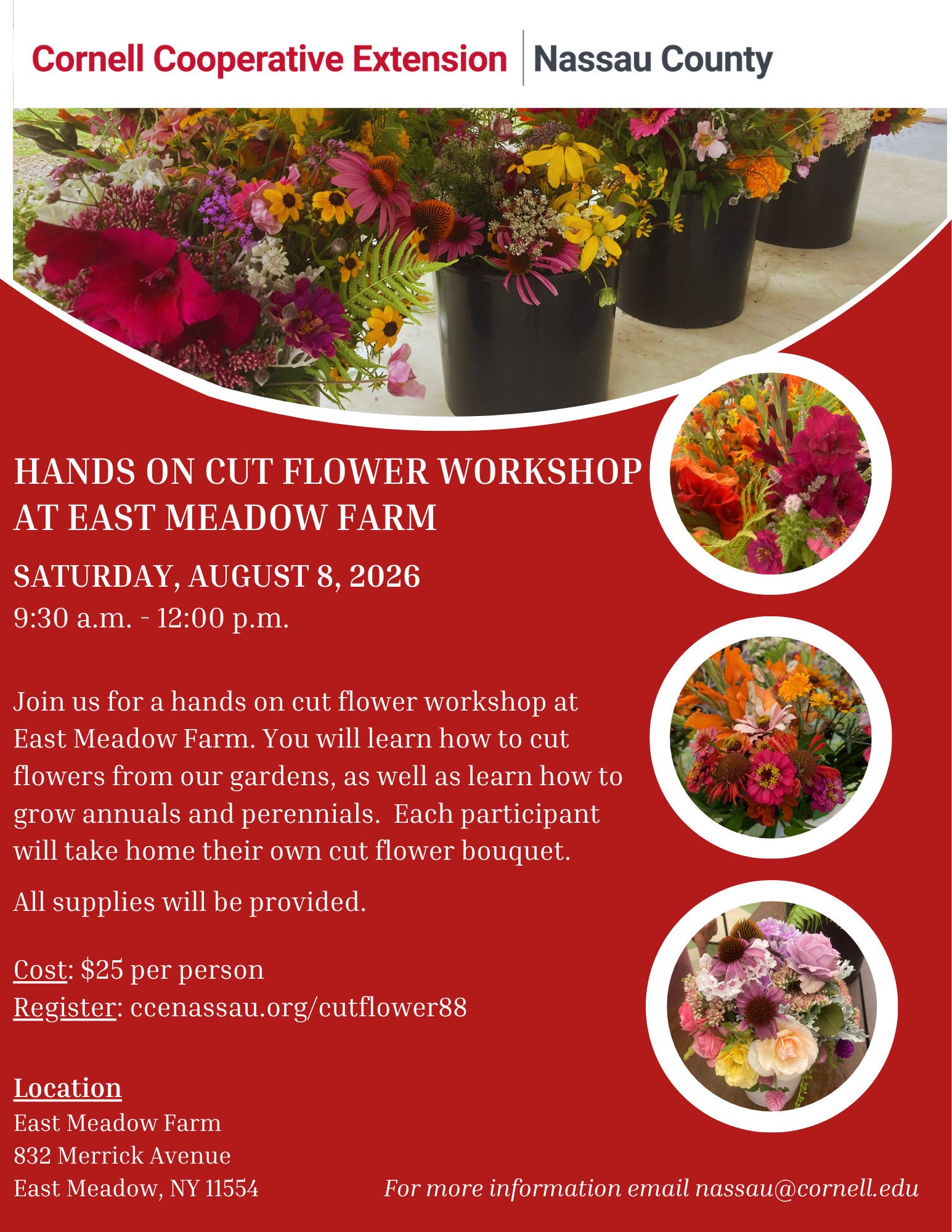 Hands On Cut Flower Workshop