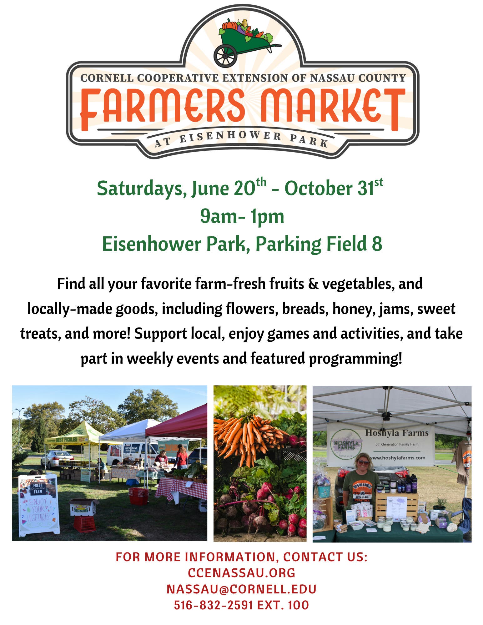 CCE Nassau Farmers Market at Eisenhower Park