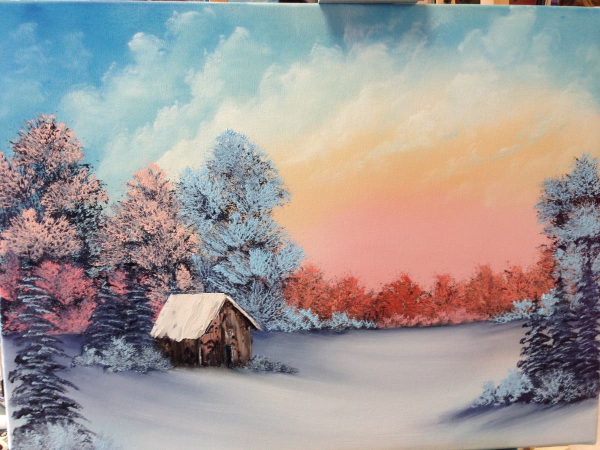Bob Ross Painting For Beginners Monroe CT Patch
