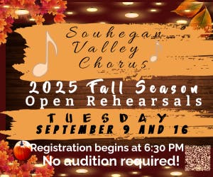 Souhegan Valley Chorus Open Rehearsals 