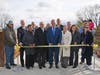Officials marked the opening of the Forest Preserve's new trail connection with a ribbon cutting ceremony on Friday, Nov 12, at Hammel Woods.