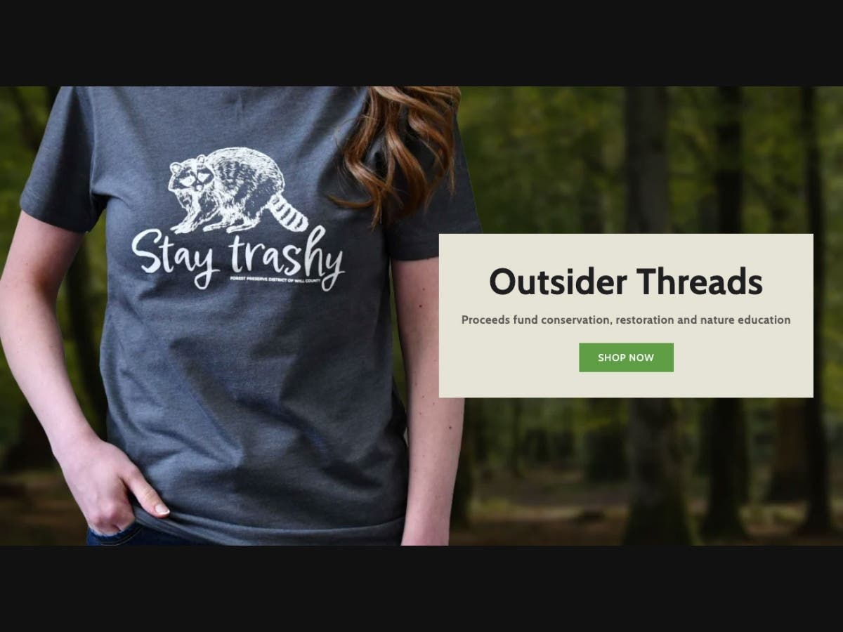 The Forest Preserve District has a new merchandise website and a 20% off sale that runs through March 14.