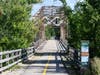 Swing Bridge at Centennial Trail. 