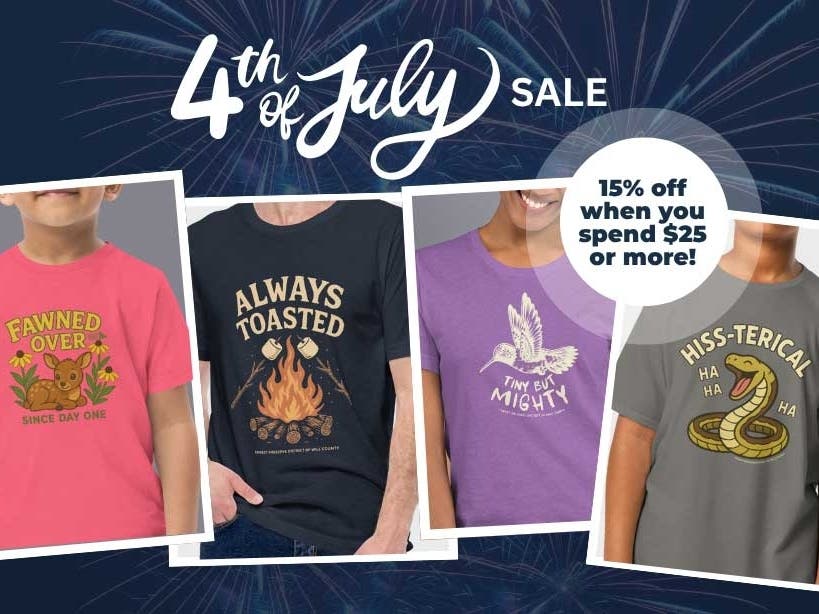 Check out the new merch at OutsiderThreads.com. All proceeds benefit The Nature Foundation of Will County. 