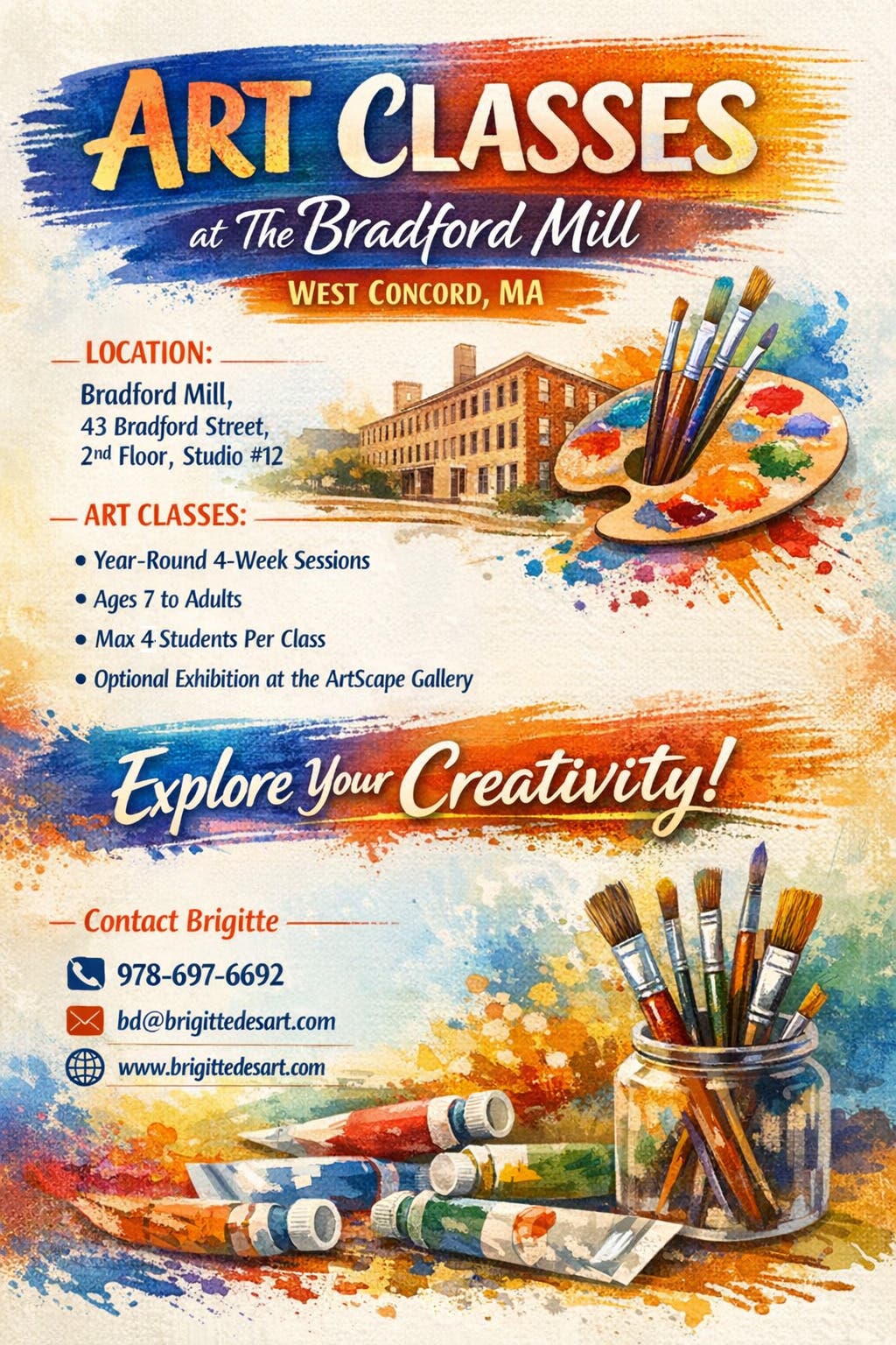 Art Classes at The Bradford Mill