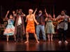 The cast of bobrauschenbergAMERICA from left to right: Thea L. Anderson, Michael DePriest Reed, Reynolds “Rey” Andújar, Chuck Salvatore, Samantha Patti, and Rachel A. Kim