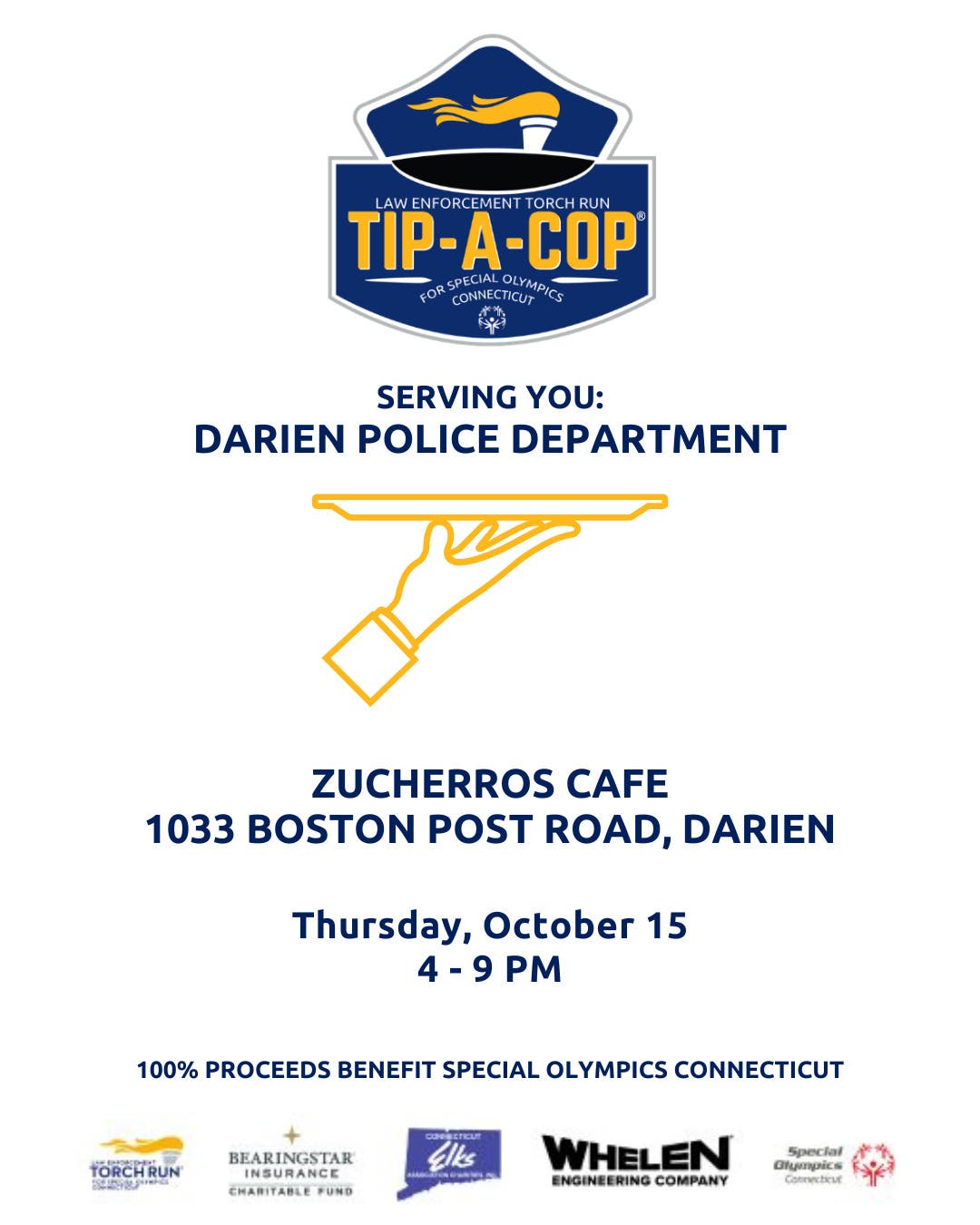 Tip-A-Cop hosted by Darien Police Department