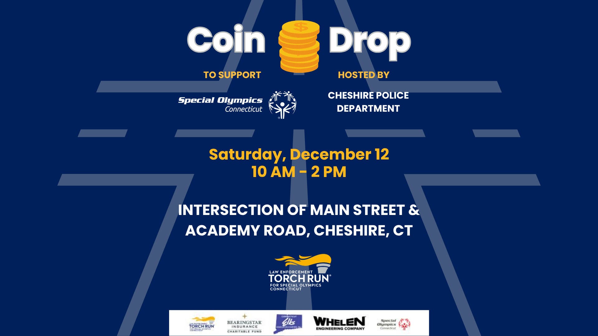 Coin Drop hosted by Cheshire Police Department