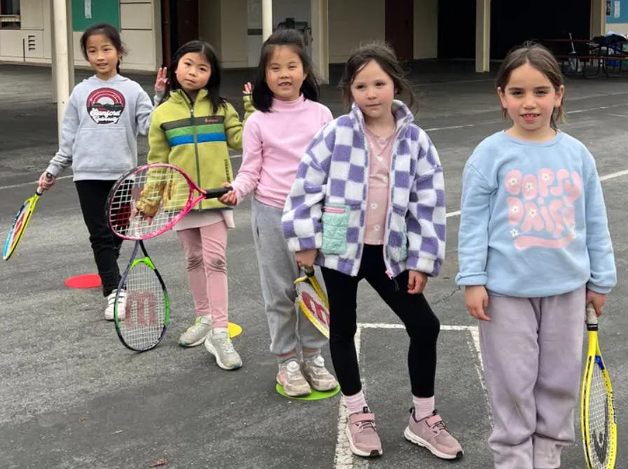 Fun After-School Tennis Program at Herbert Hoover Elementary School