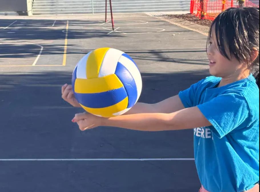 Fun After School Volleyball at Herbert Hoover Elementary School