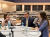 Dr. Clarke had the opportunity to have lunch with CMS faculty and staff during an April visit to the campus.