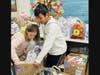 Fierke students pack up canned goods to be donated to Redeemer’s Little Free Pantry.