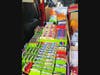 Some of the school supplies donated by the Harald Viking Lodge to District 146