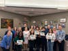 The Board of Education recognized the band and choir students who were selected to participate in the ILMEA Honor Band and Choir.