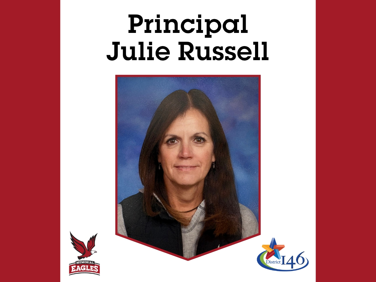 Julie Russell, a long-time Memorial teacher, will take the lead as Principal on July 1.
