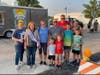 Beverly Marzec's family celebrated with her after she was named Grand Marshall of the 2021 Lemont Keepataw Day Parade, to be held Sunday, September 5th at 2 pm during Labor Day weekend.