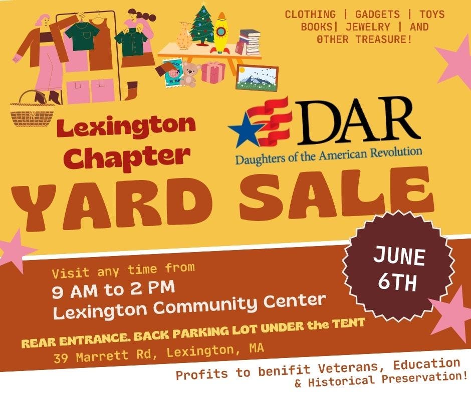 DAR Annual Yard Sale!