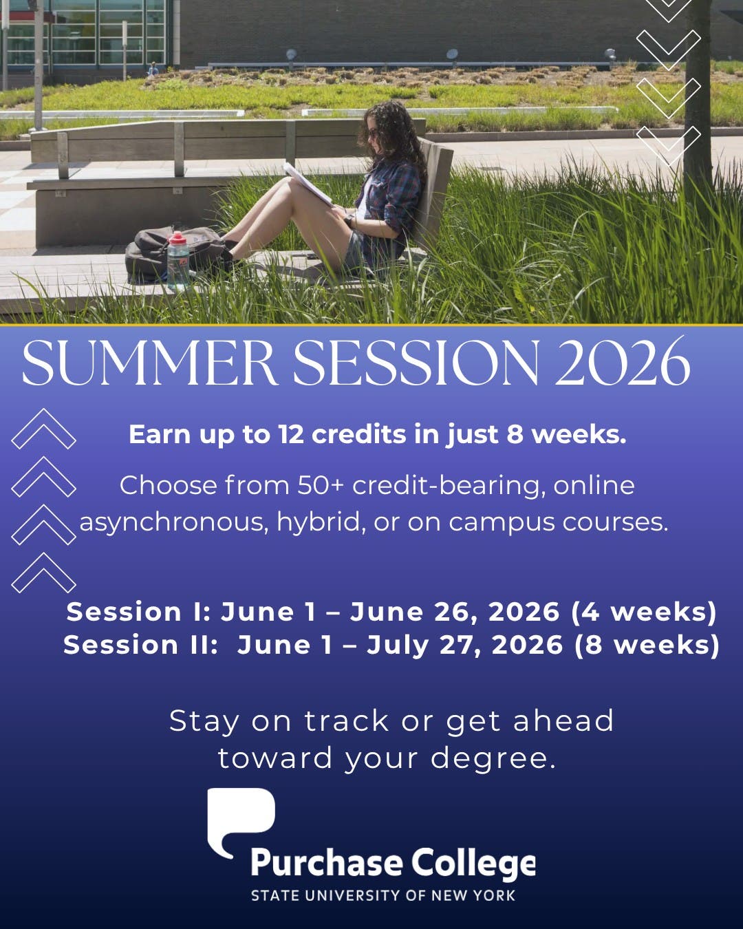Purchase College Summer Session 1 & 2 begin